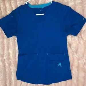 Royal Blue Carhartt Scrub Top